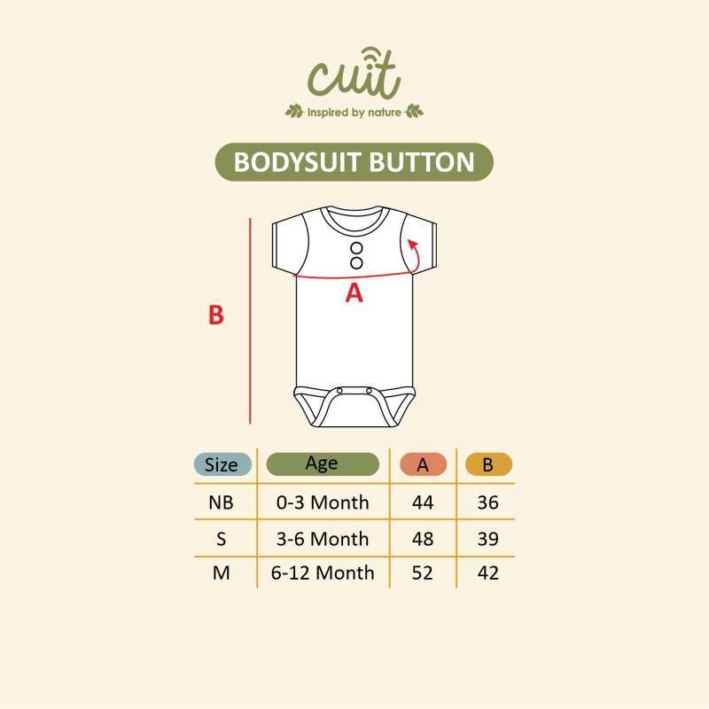Product image CHARACTER - Bodysuit Button M Crab